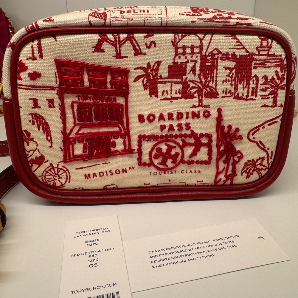 Tory Burch Perry Printed Canvas Mini Bag